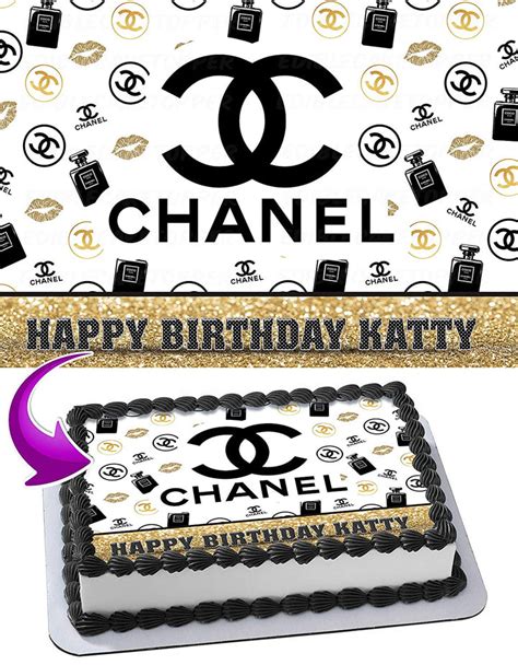 chanel edible cake topper|Chanel cake decorations.